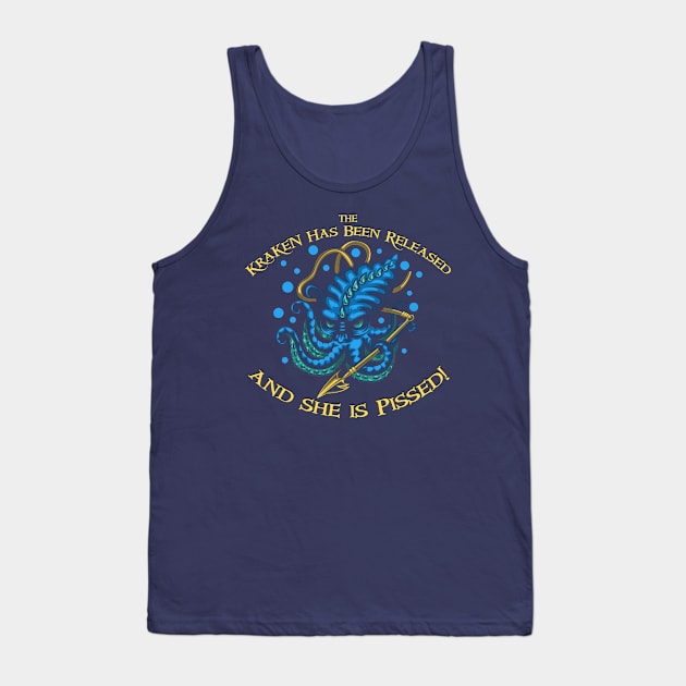 The Kraken Released Tank Top by MonkeyKing